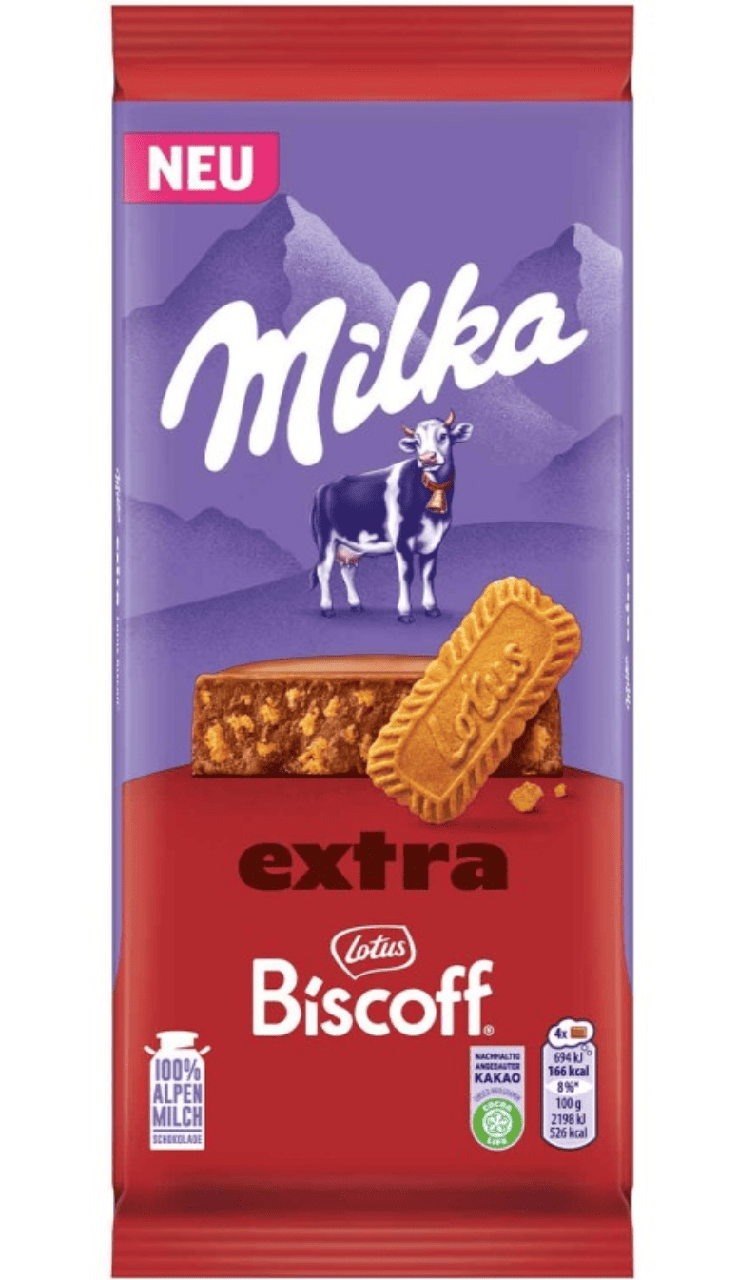 Шоколад Milka Extra Lotus Biscoff 190 г (2822309276)