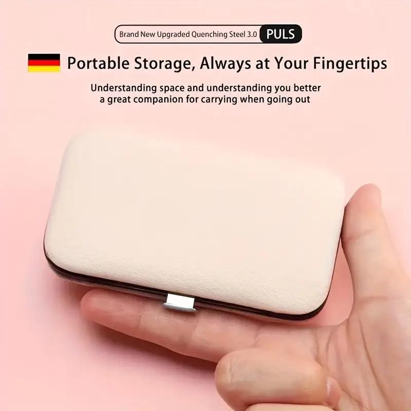 Набор для маникюра и педикюра ROSE GOLDEN из нержавеющей стали на 10 инструментов в чехле - фото 3 Набор для маникюра и педикюра ROSE GOLDEN из нержавеющей стали на 10 инструментов в чехле - фото 3