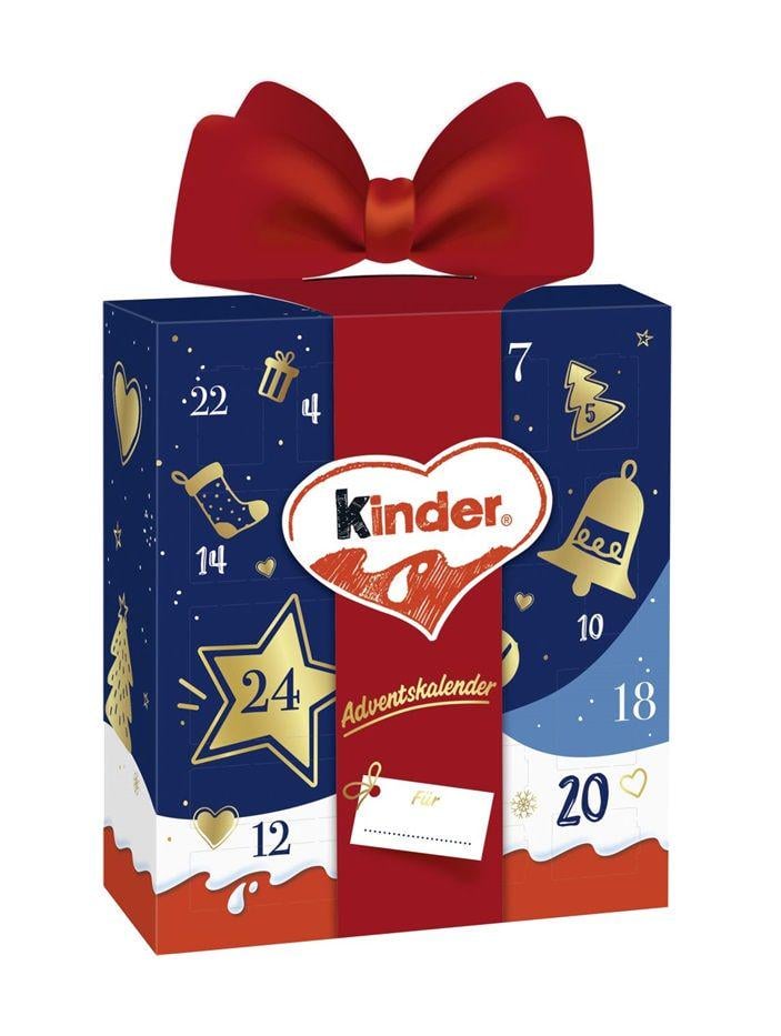 Адвент календар Kinder Ferrero Mix Geschenk Adventskalender Бант 214 г (21442112) - фото 1