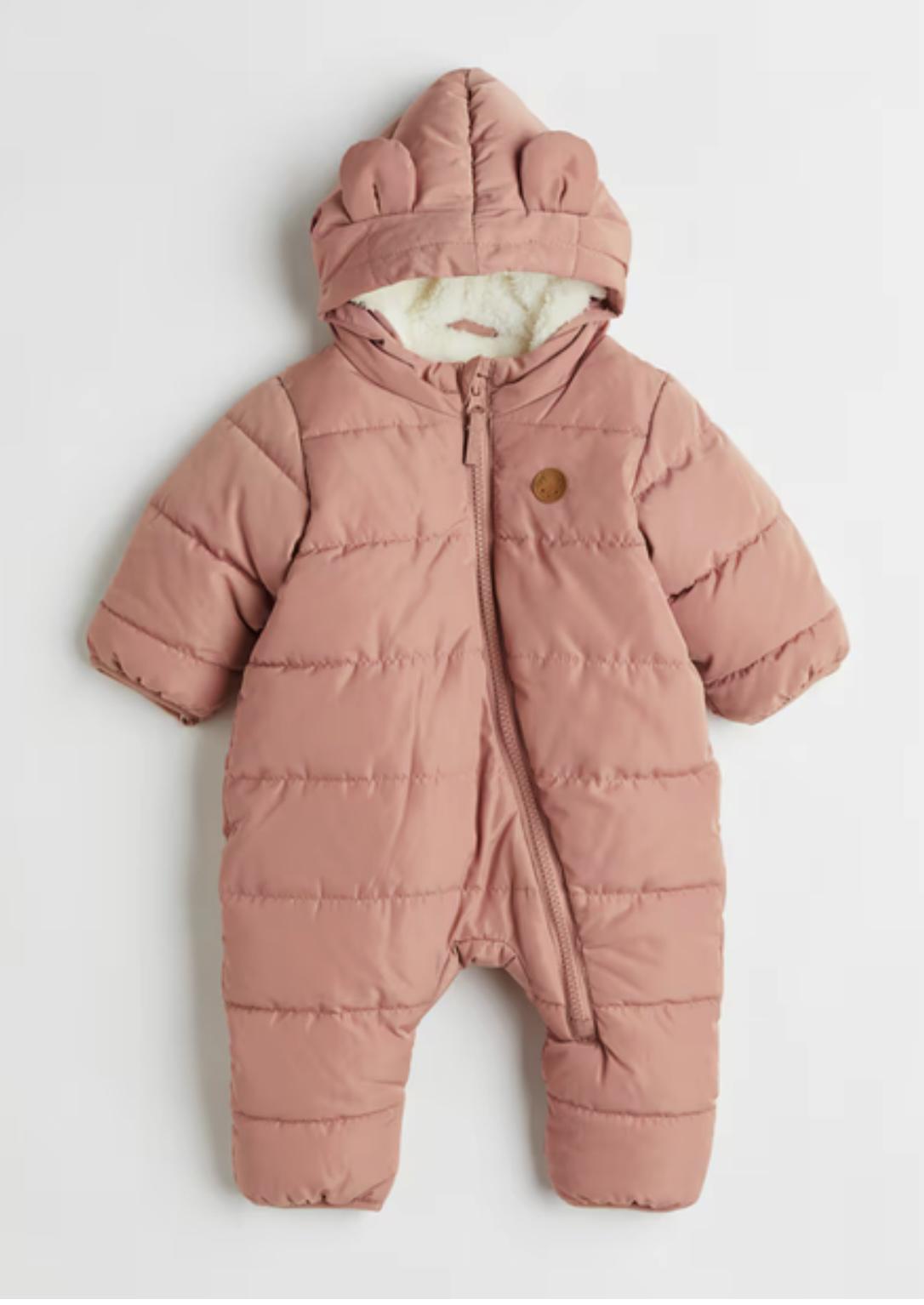 Комбінезон зимовий для дівчинки H&M 62 см Рожевий (4444) Комбінезон зимовий для дівчинки H&M 62 см Рожевий (4444)