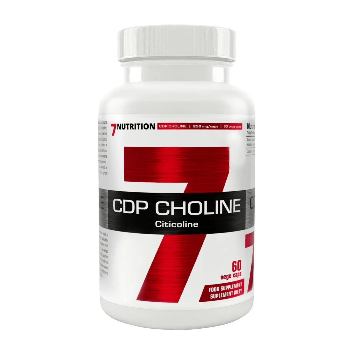 Цитиколін 7 Nutrition CDP Choline Citicoline 250 mg 60 капс. - фото 1