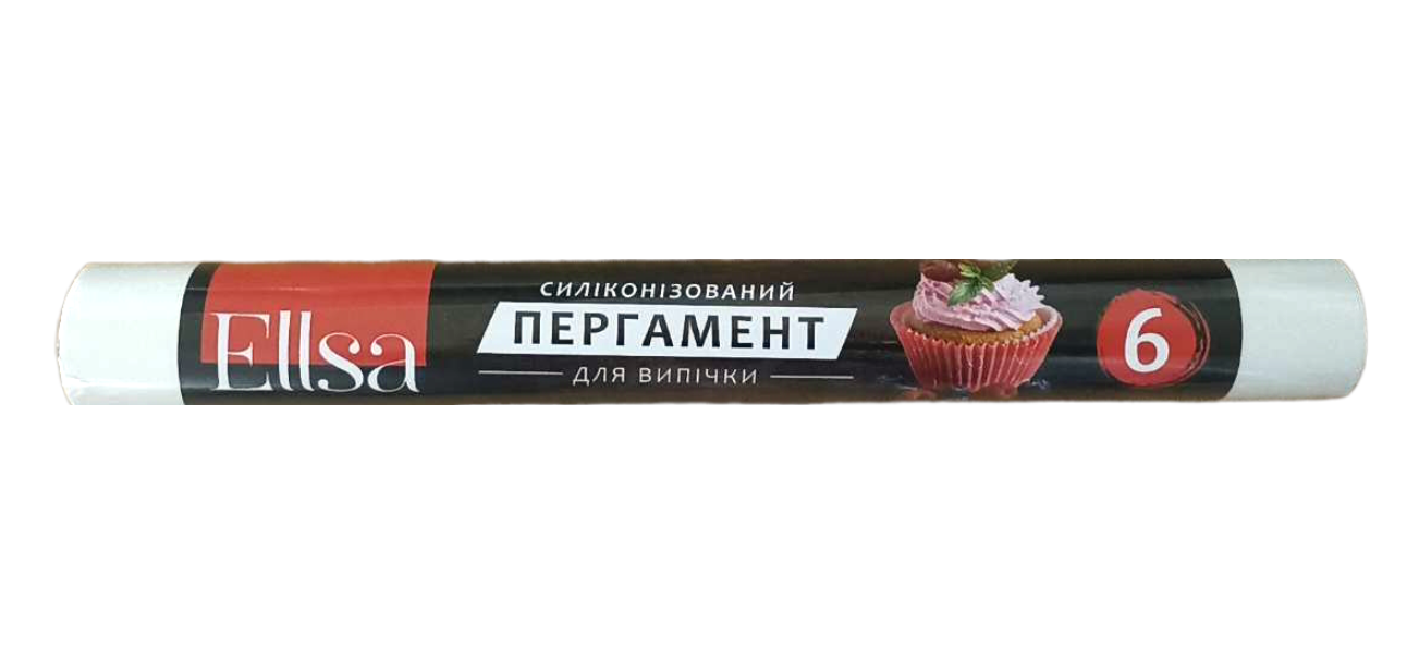 Пергаментная бумага силиконизированная Ellsa 6 м (15423)