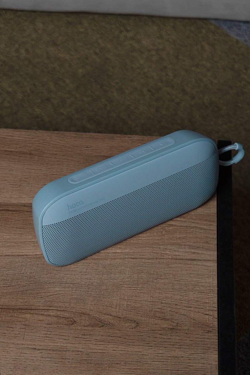 Колонка портативная Hoco HC21 Shadow sports Синий - фото 8 Колонка портативная Hoco HC21 Shadow sports Синий - фото 8