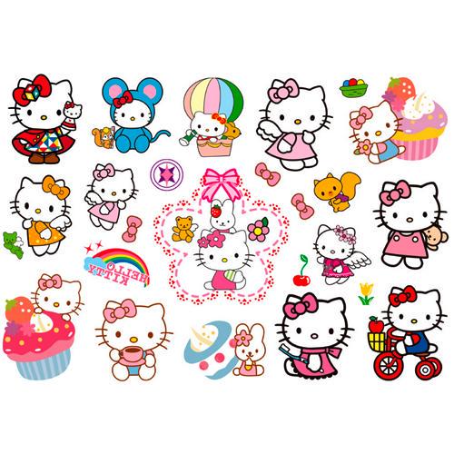 Детские татуировки Hello Kitty Tattoo (3698-3)