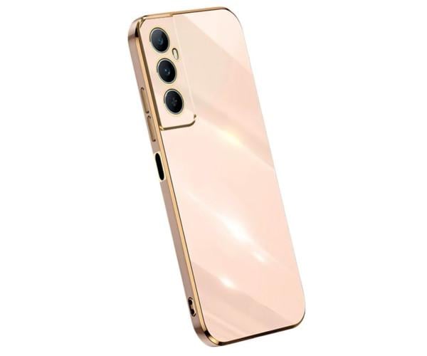 Чехол накладка Silicone Adds 6D для Realme C65 4G Розовый