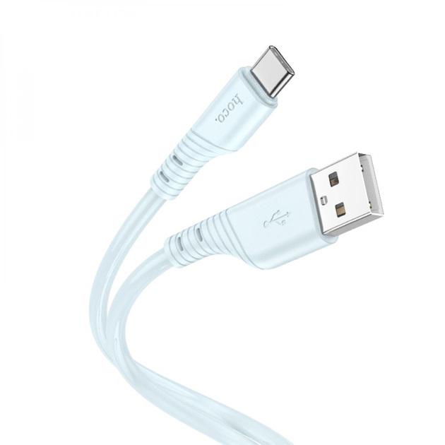 Кабель Hoco X97 USB to Type-C 1 м 2,4A Light Blue