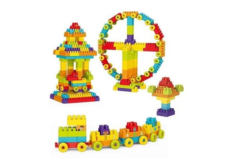 Конструктор дитячий 370 деталей/інструкція Multicolor (164229)