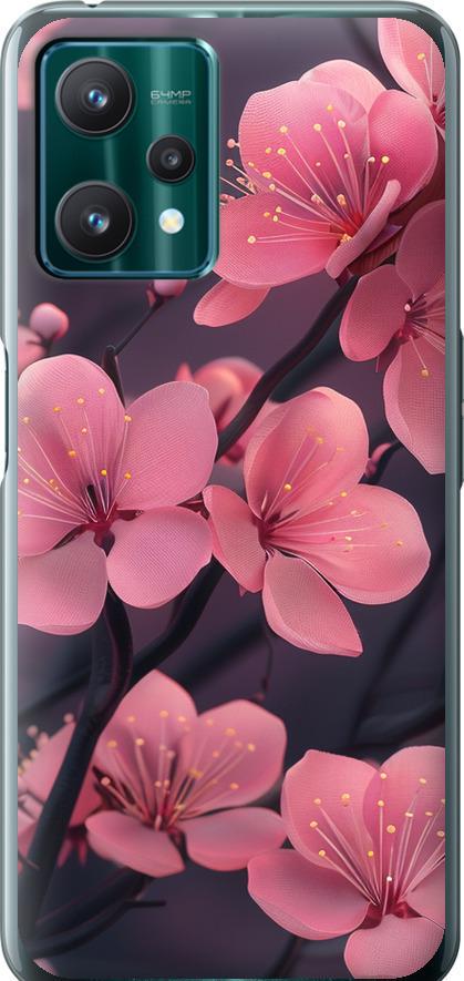 Чехол на Realme 9 Pro Пурпурная сакура (6075u-2595-42517)