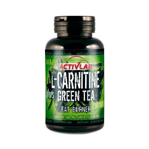 Жиросжигатель для спорта Activlab L-Carnitine Green Tea 60 Caps
