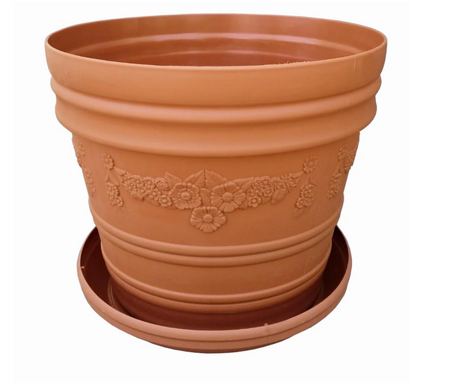 Горщик квітковий Канадський з піддоном 20 л 35х30 см