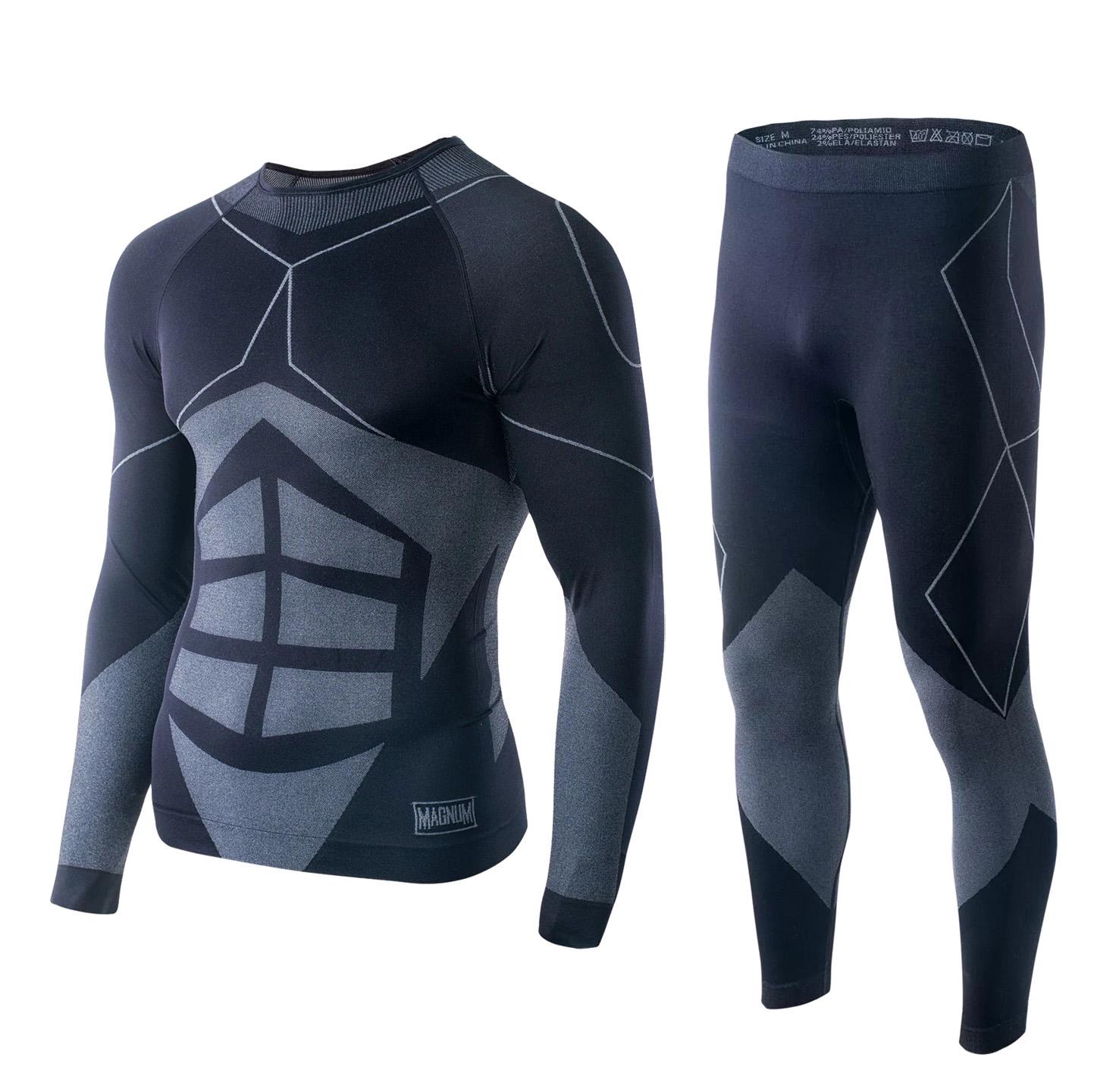 Термобелье мужское Magnum Jupiter Mars Underwear SET XXL Black/Grey (MGM-JPTR-SET-BLK-XXL)