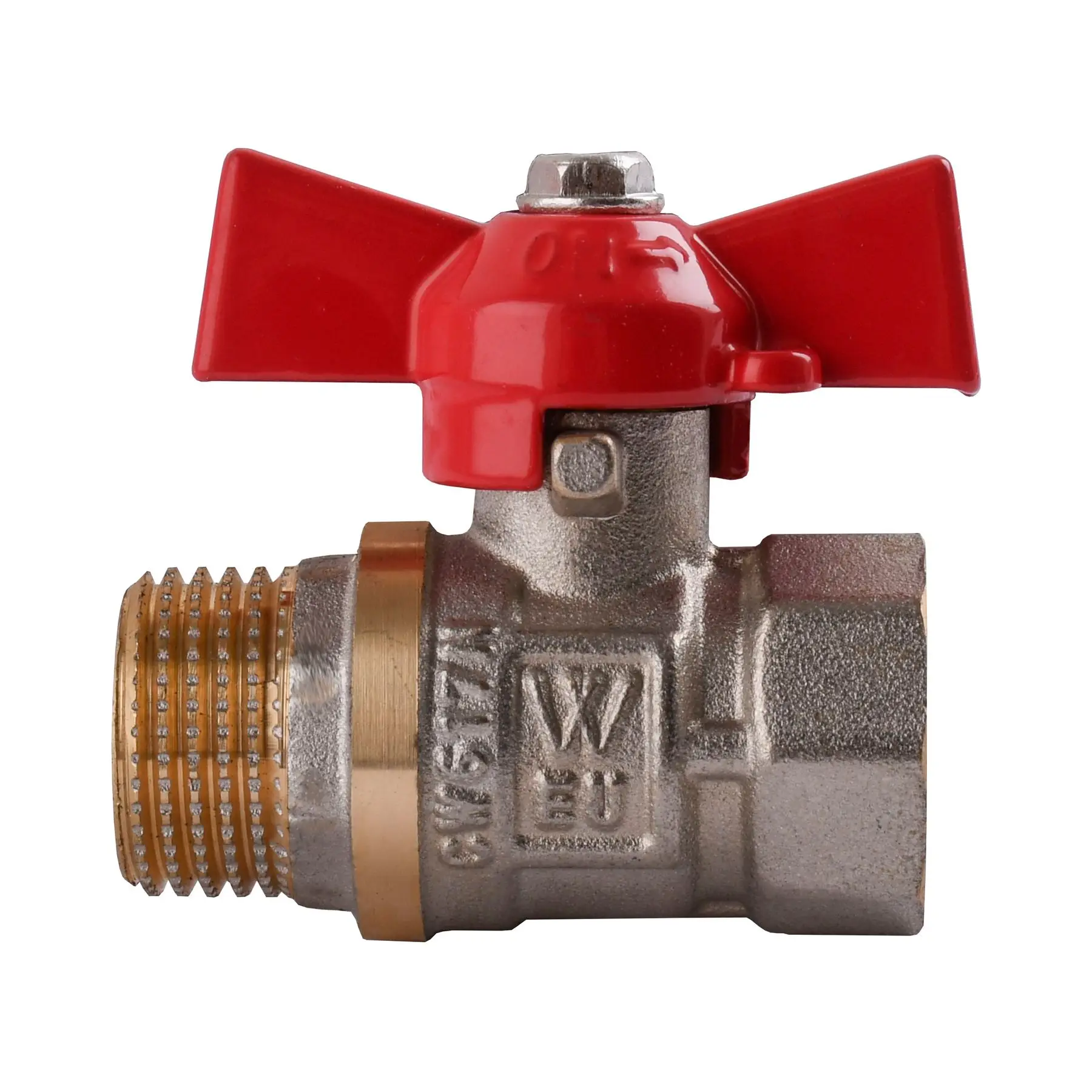 Кран кульовий прямий WATER VALVE 1/2″ ЗВ ЧМ NV-V Q002 (GSR-000004538) - фото 4