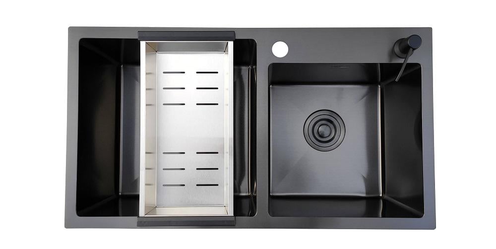 Мойка кухонная Romzha Arta U-730D BL (RO43520) Мойка кухонная Romzha Arta U-730D BL (RO43520)
