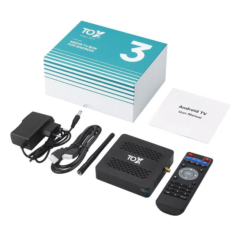 Смарт ТВ приставка TOX3 4/32 Гб Smart TV Box Android 11 (559) - фото 3