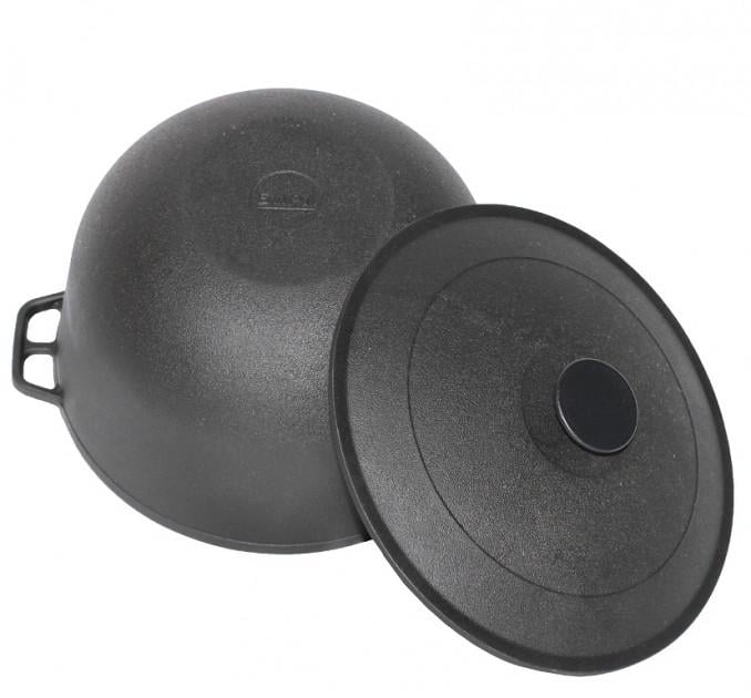 Казан туристичний Біол чавунний з дужкою і кришкою 8 л Чорний (0708) - фото 3 Казан туристичний Біол чавунний з дужкою і кришкою 8 л Чорний (0708) - фото 3