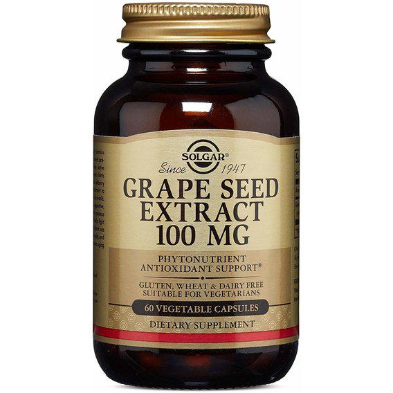 Екстракт виноградних кісточок Solgar Grape Seed Extract 100 мг 60 Veg Caps