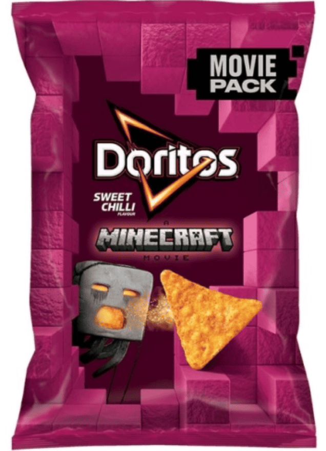 Чипсы Doritos The Minecraft Movie со вкусом сладкий перец чили 100 г (2679574193)