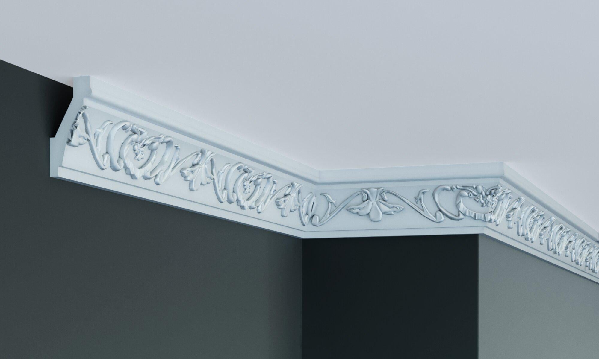 Карниз с орнаментом Gaudi Decor C141 75x35 мм 2000 мм (12368464)