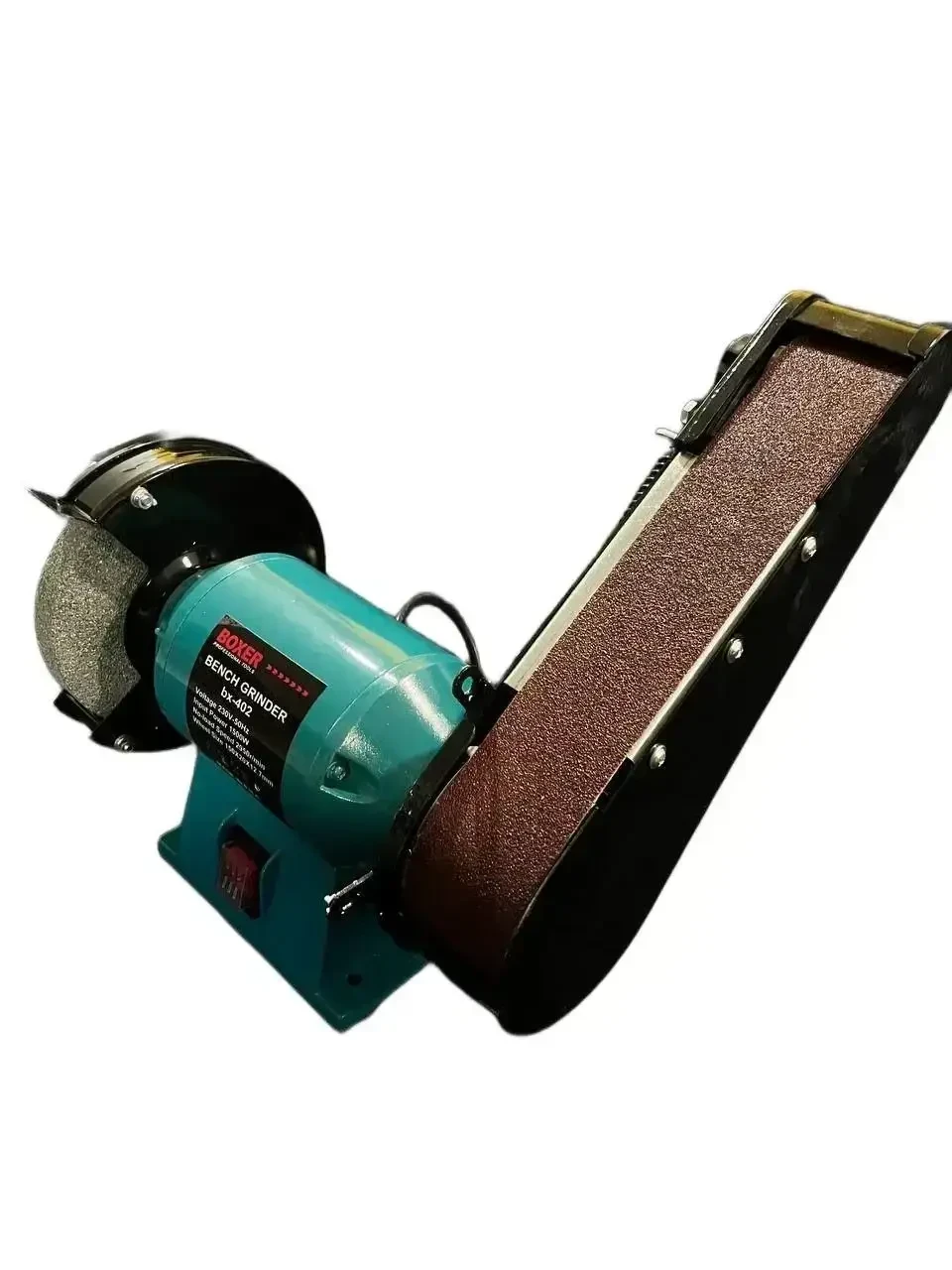Дисково-стрічковий верстат з гріндером BOXER BX-402 1500 Вт 150 мм (BX-402)