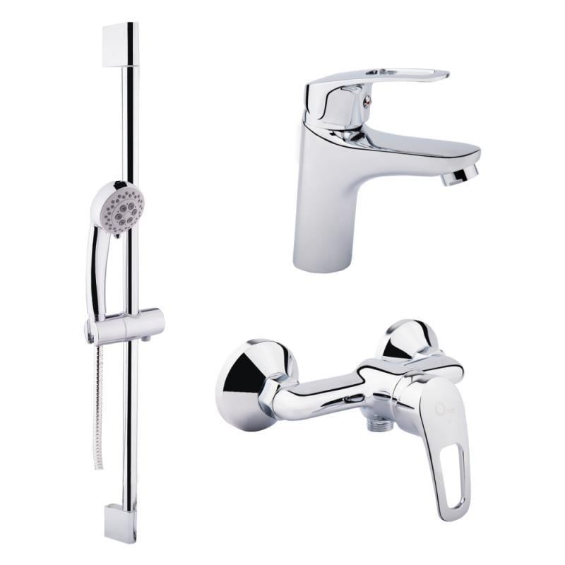 Набор смесителей для душа Q-tap Set CRM 35-412 латунь Хром (QTSETCRM35412) Набор смесителей для душа Q-tap Set CRM 35-412 латунь Хром (QTSETCRM35412)