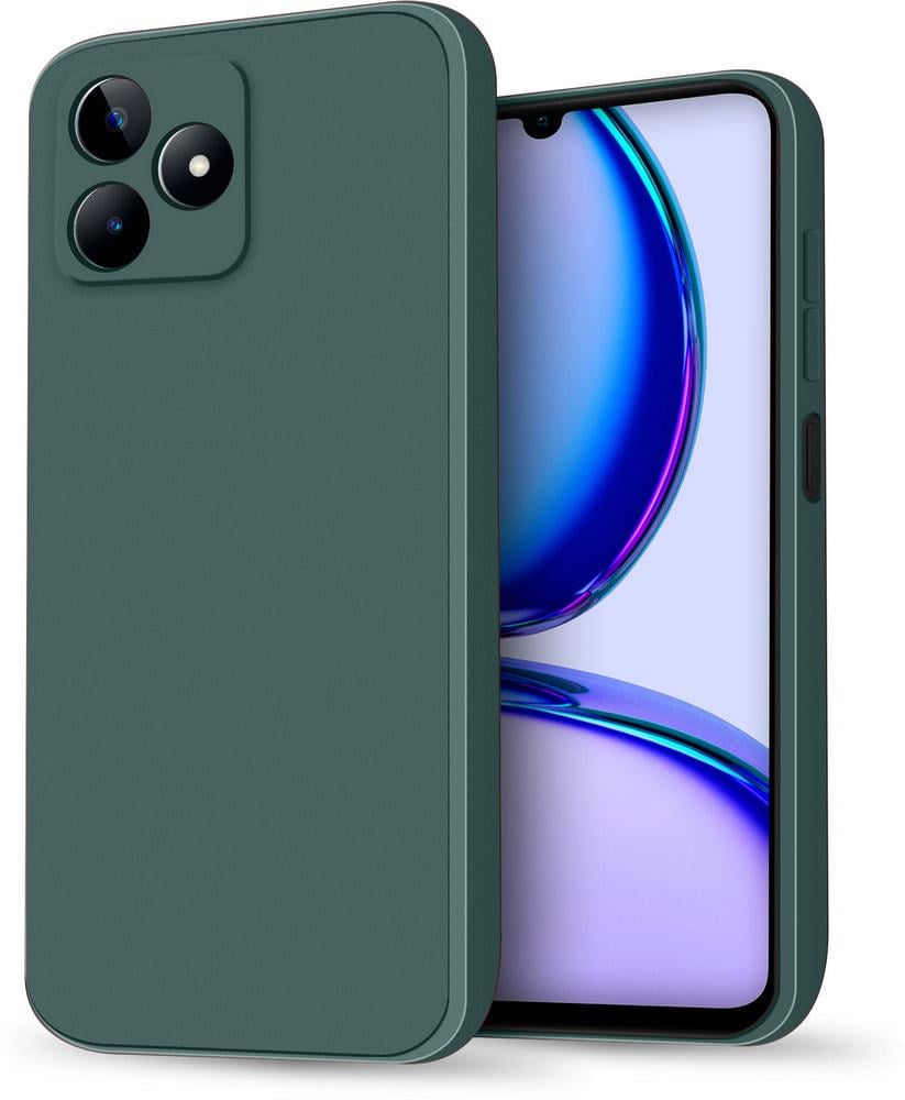 Силиконовый чехол HardCorner Realme C53 (с микрофиброй) Green (34425-08)