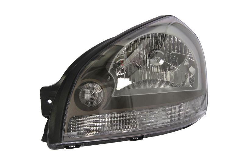 Фара передняя левая Hyundai Tucson 2004-2014 H4 с черной рамкой (221-1134L-LDEM2)