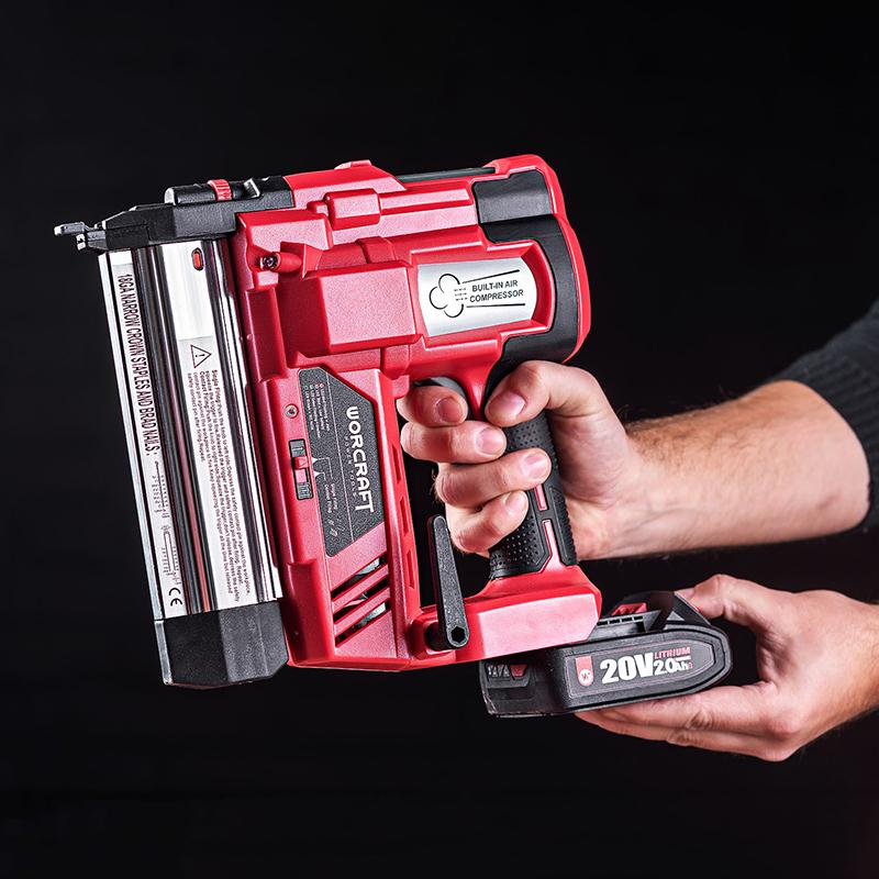 Гвоздезабиватель комбинированный аккумуляторный Worcraft CNS-S20LiH без аккумулятора и зарядного - фото 10 Гвоздезабиватель комбинированный аккумуляторный Worcraft CNS-S20LiH без аккумулятора и зарядного - фото 10