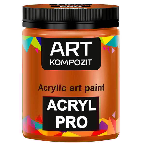 Акриловая краска ART Kompozit 134 430 мл Охра золотистая (KT134) - фото 1