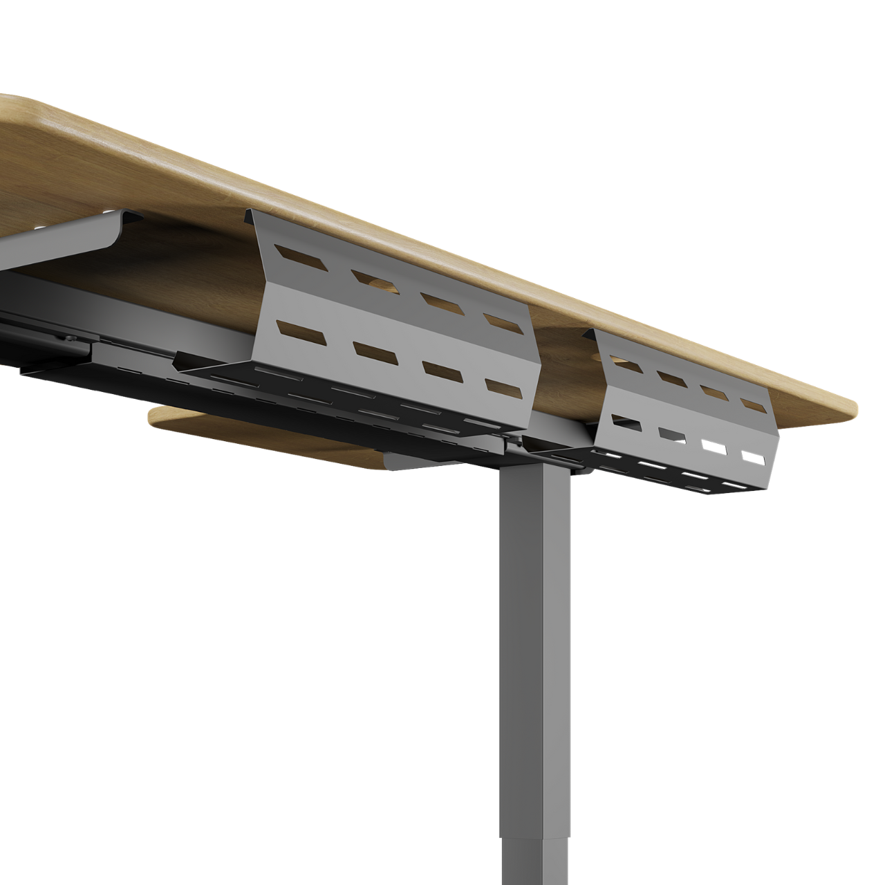 Органайзер для кабелей TEHNOTABLE Compact для компьютерного стола Серый (045-03-03) - фото 3 Органайзер для кабелей TEHNOTABLE Compact для компьютерного стола Серый (045-03-03) - фото 3