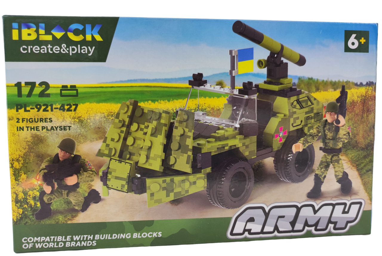 Конструктор Iblock Военная техника 172 дет.