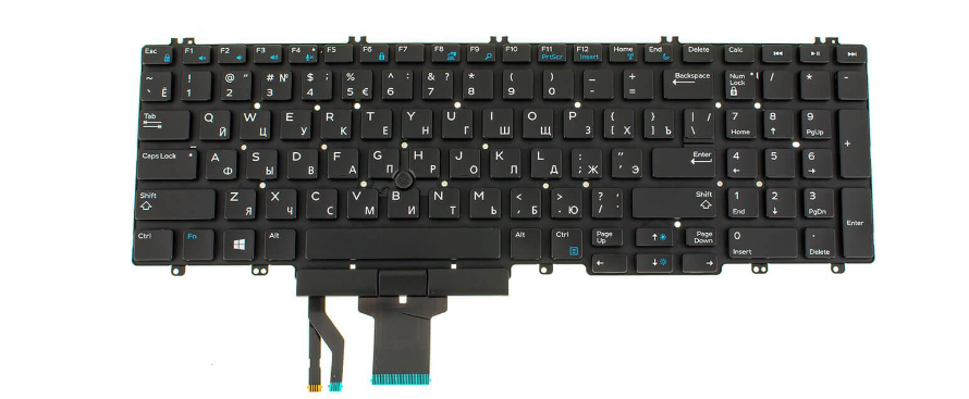 Клавиатура для ноутбука Dell Precision 7540 с подсветкой клавиш (5MV2K)