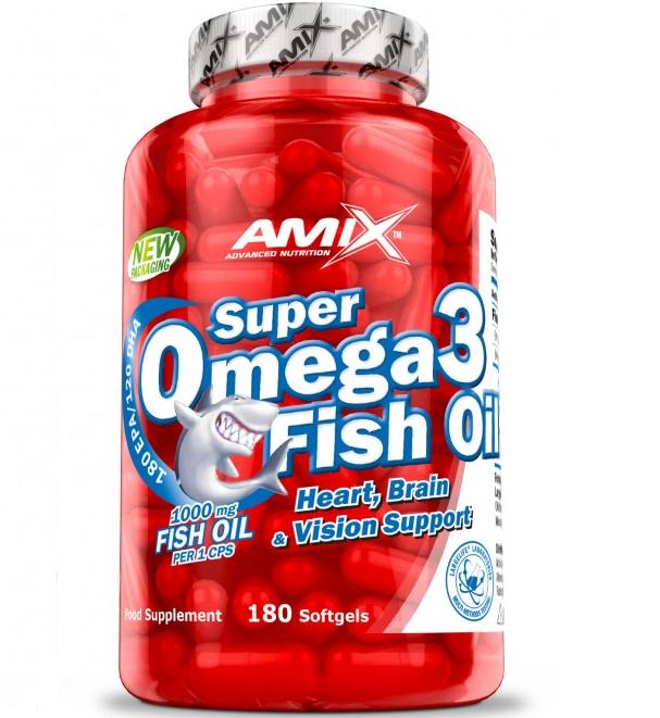 Омега для спорту Amix Nutrition Super Omega 3 Fish Oil 1000 mg 180 Softgels