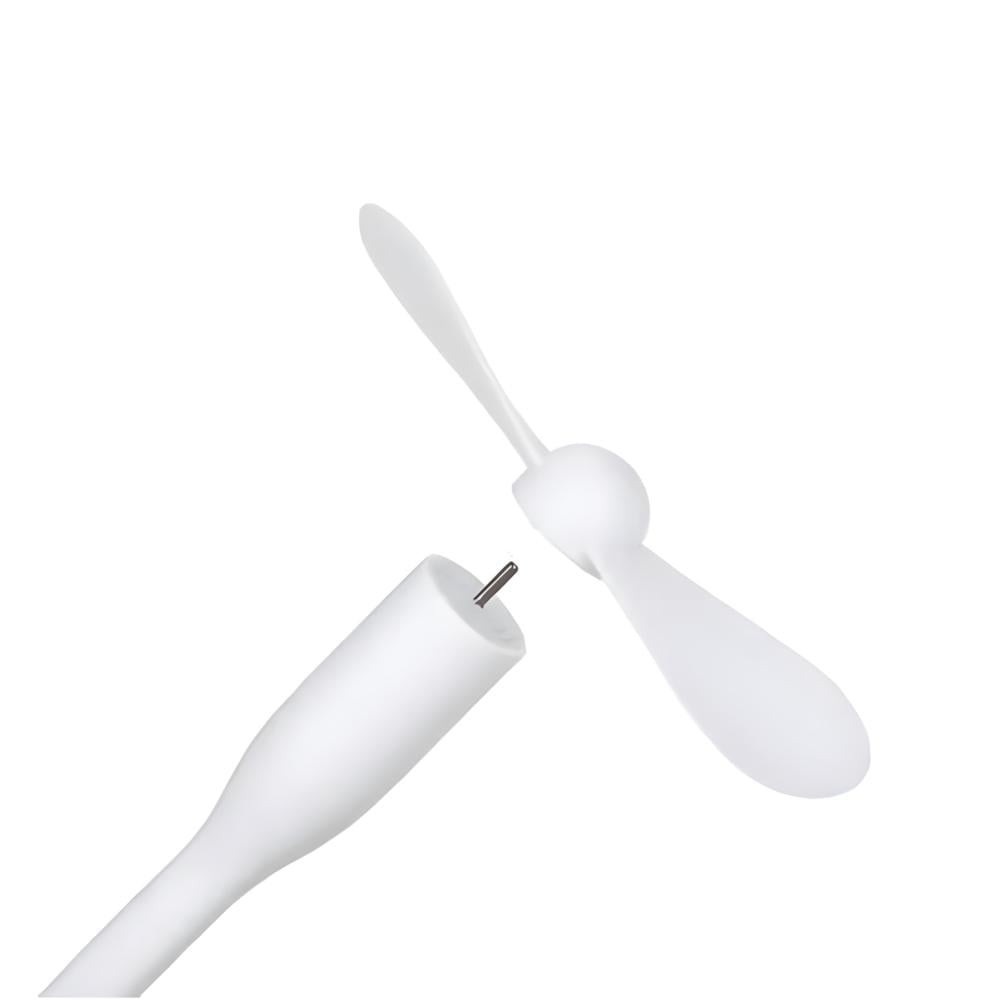 Вентилятор USB для повербанків та ноутбуків гнучкий портативний Білий (27382223) - фото 8 Вентилятор USB для повербанків та ноутбуків гнучкий портативний Білий (27382223) - фото 8