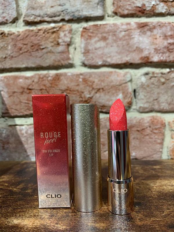 Помада губна Clio Rouge Heel Dia Volume Lip 14 3 4 г Flush Coral (1790238424) - фото 2