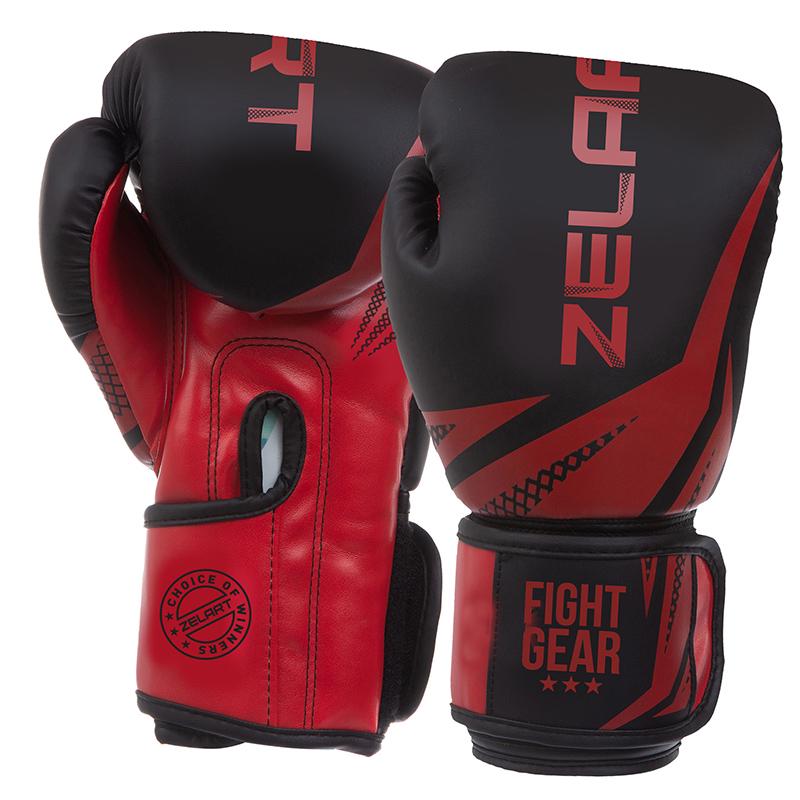 Перчатки боксерские BO-0866 10 oz Черно-красный (37429434)