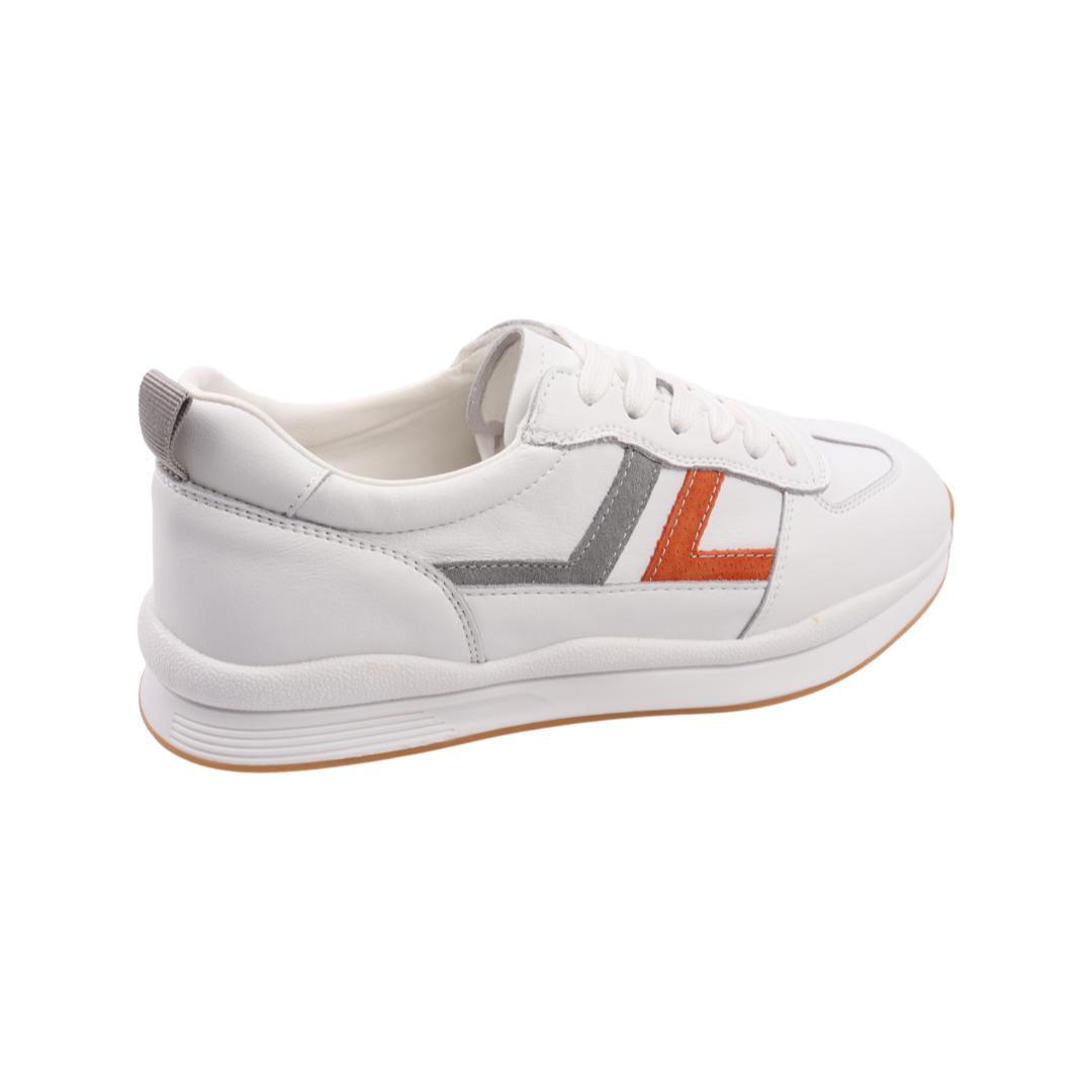 Кросівки жіночі Vikonty зі шкіри р. 37 Білий (335-22DTC) - фото 4