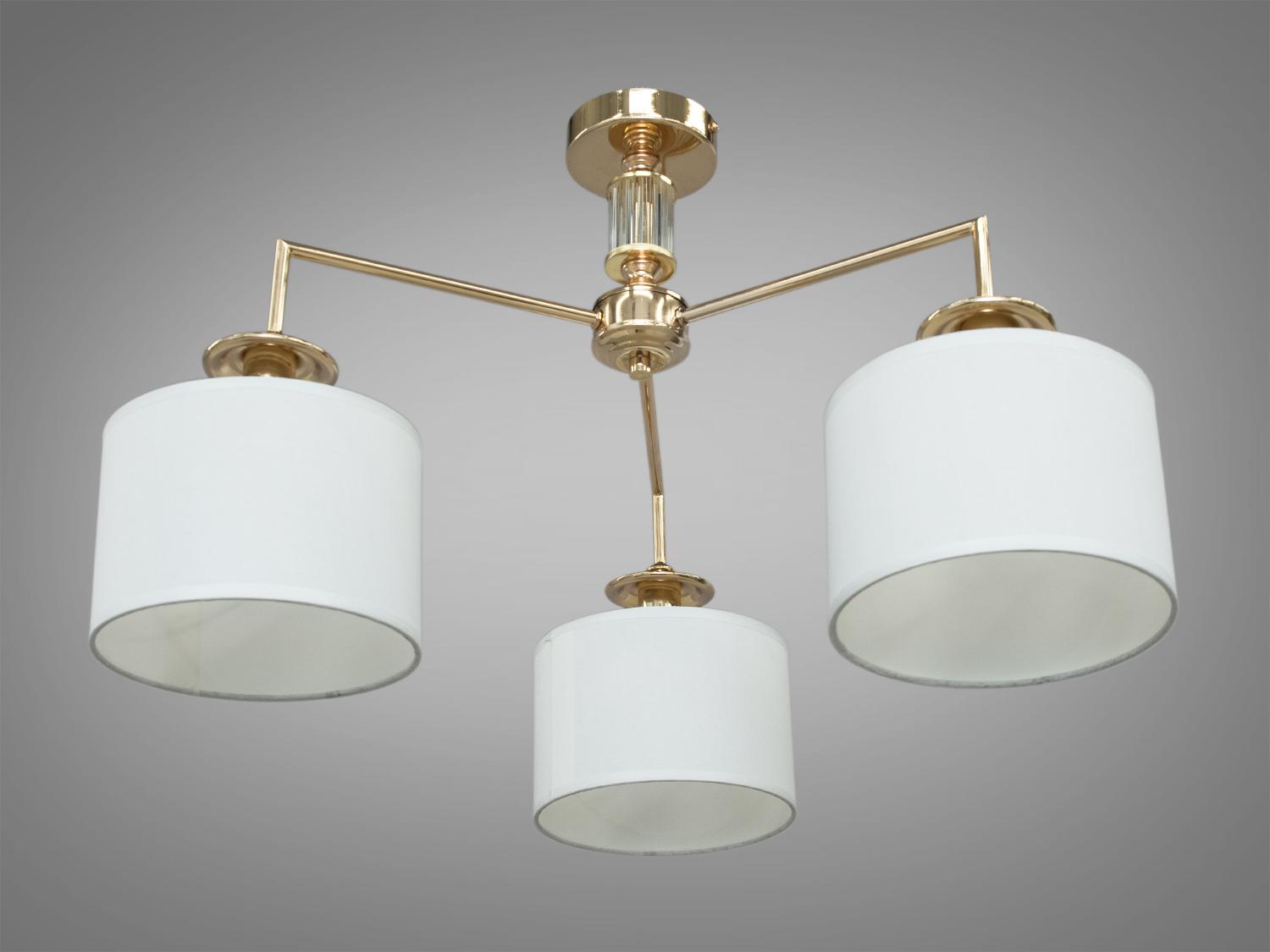 Люстра с абажурами Diasha 1016/3HR Золотой