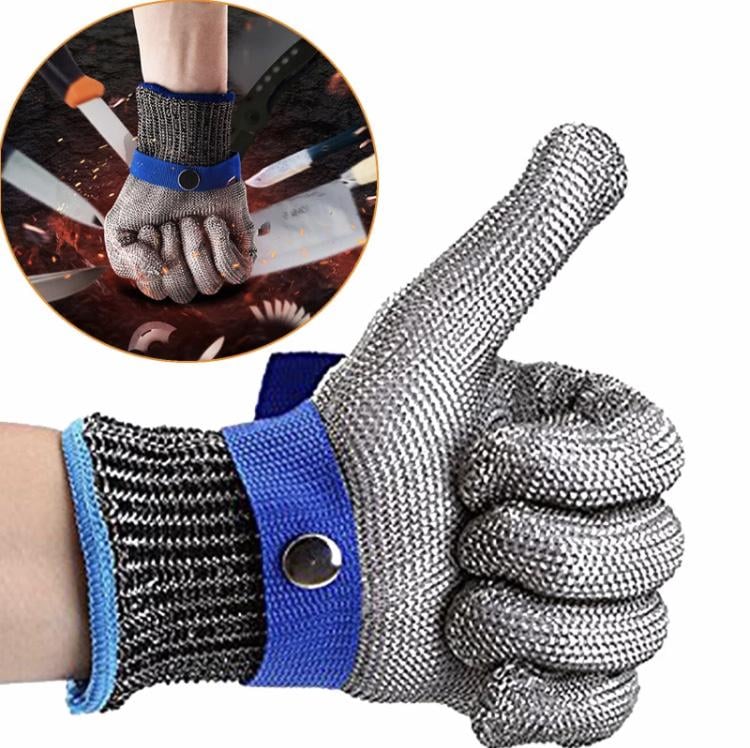 Перчатка кольчужная Anticut glove с нержавеющей стали - фото 5 Перчатка кольчужная Anticut glove с нержавеющей стали - фото 5