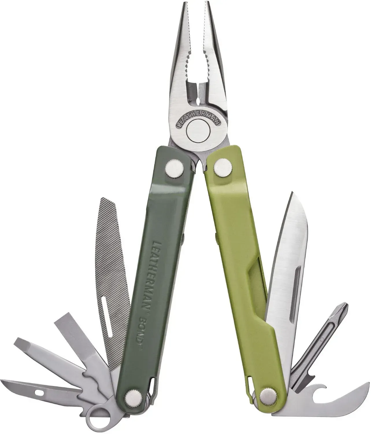 Мультитул Leatherman Bond Mossy Slate 14 инструментов с чехлом (26291666)