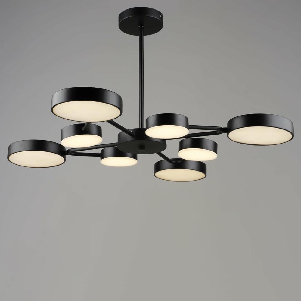 Люстра стельова LED Light House SRS-20020/4/4 BK 84W Чорний