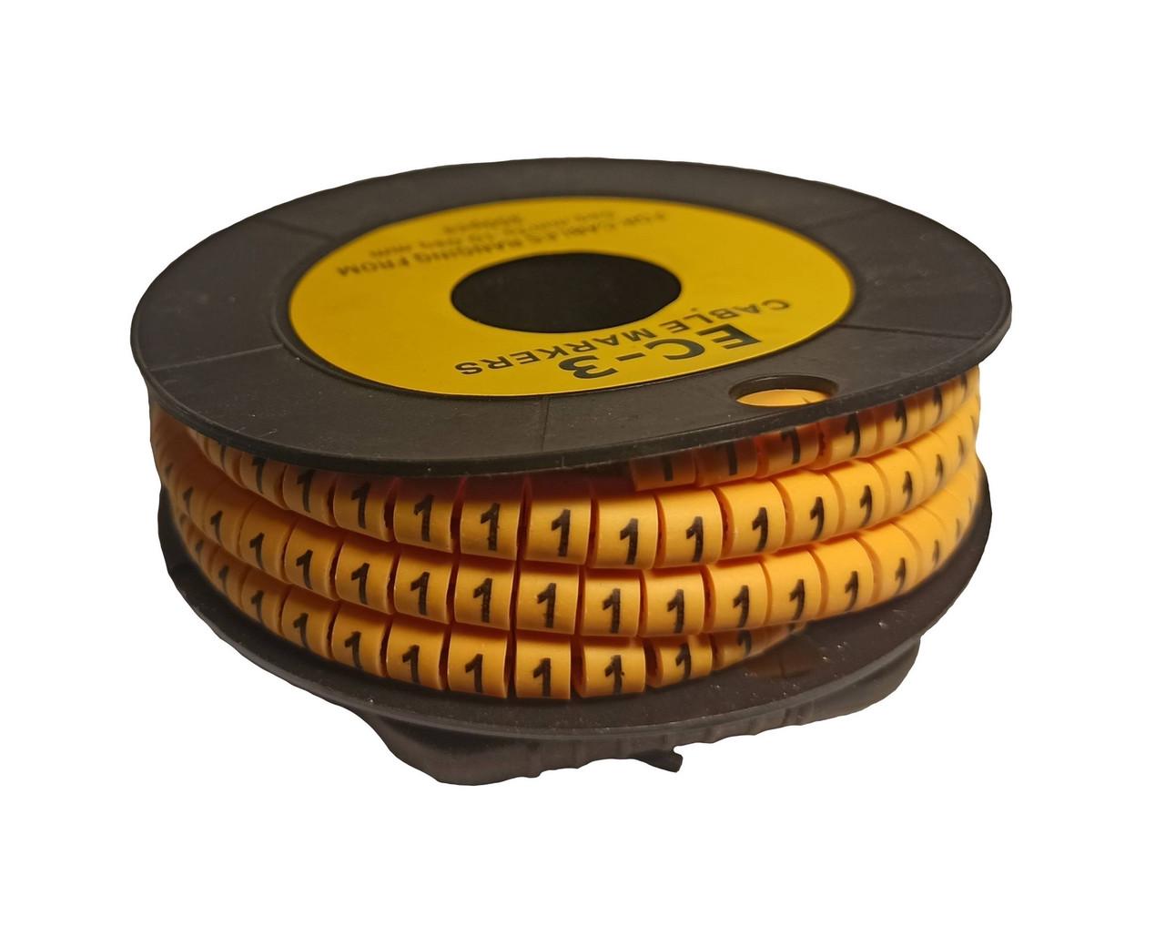 Маркировка кабельная TechnoSystems МК1 "1" 1,5-2.5 мм 1000 шт. (1554868693) Маркировка кабельная TechnoSystems МК1 "1" 1,5-2.5 мм 1000 шт. (1554868693)