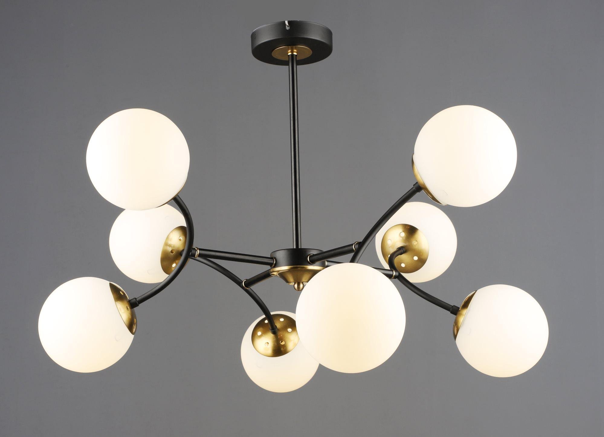 Люстра молекула Valeso B N6612/8 Черный/Медный
