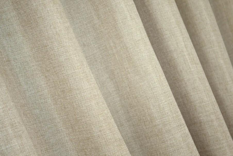 Комплект на кухню штори/ламбрекен льон 200х250 см Бежевий (039к) - фото 5 Комплект на кухню штори/ламбрекен льон 200х250 см Бежевий (039к) - фото 5
