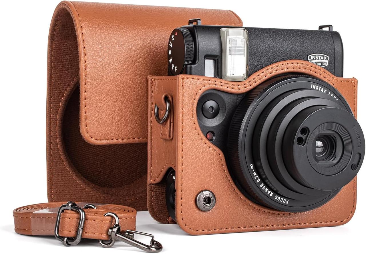 Подарунковий набір Fujifilm Instax Mini 99/фотопапір 20 шт./чохол/фотоальбом 108 фото Коричневий - фото 4 Подарунковий набір Fujifilm Instax Mini 99/фотопапір 20 шт./чохол/фотоальбом 108 фото Коричневий - фото 4