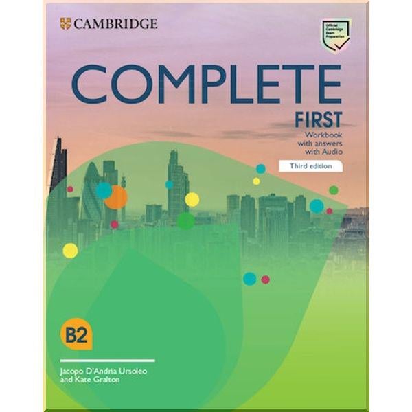 Книга Jacopo D'Andria Ursoleo/Kate Gralton "Complete First Third Edition Workbook with answers with Audio" (ISBN:9781108903363)