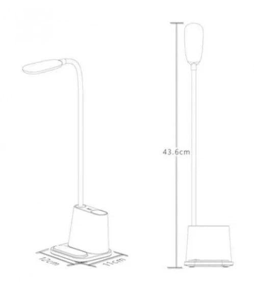 Лампа розумна настільна світлодіодна Solar 3в1 з вбудованим акумулятором і PowerBank Білий (360А) - фото 4 Лампа розумна настільна світлодіодна Solar 3в1 з вбудованим акумулятором і PowerBank Білий (360А) - фото 4