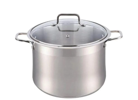 Каструля з кришкою Bohmann Zwillon для газу/індукції з нержавіючої сталі 20 л 36 см (27735390)