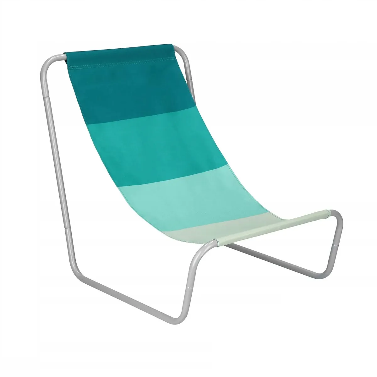 Кресло-шезлонг Sprindos пляжное раскладное с сумкой Мятный