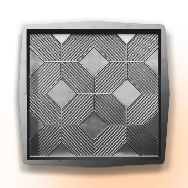 Форми для тротуарної плитки Верес-2007 Каштан 500х500 мм 1 шт. (12301-2985) - фото 2 Форми для тротуарної плитки Верес-2007 Каштан 500х500 мм 1 шт. (12301-2985) - фото 2