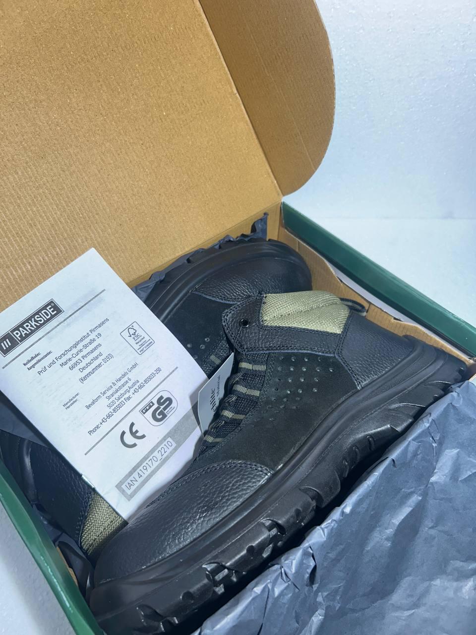 Робочі черевики PARKSIDE S3 сталева носова частина та антипроколювальна підошва/ударостійка PU р. 43 (parkside - 1) - фото 3 Робочі черевики PARKSIDE S3 сталева носова частина та антипроколювальна підошва/ударостійка PU р. 43 (parkside - 1) - фото 3